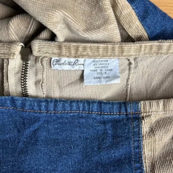 Charlotte Russe vintage patchwork skirt - Picture 2 of 4